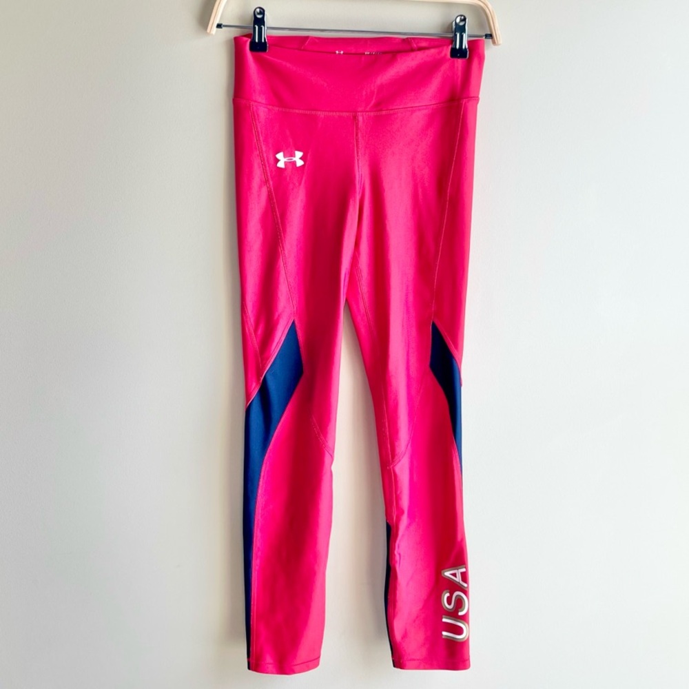 Under Armour Compression Heatgear Team USA Olympics Sport Leggings